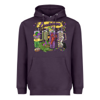 Plum obsessive cup disorder mardi gras Heavyweight Hoodie - MaliasSmallBusiness