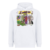 White obsessive cup disorder mardi gras Heavyweight Hoodie - MaliasSmallBusiness