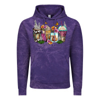 Floral Coffee Cups Vintage Hoodie | Teevron