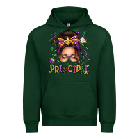 Forest Green mardi gras principal caucasian messy bun Urban Hoodie - texasbilliewilder