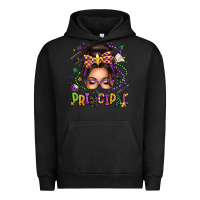 Pigment Black mardi gras principal caucasian messy bun Urban Hoodie - texasbilliewilder