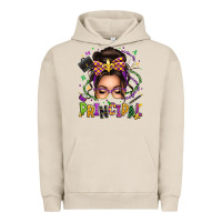 Pigment French Oak mardi gras principal caucasian messy bun Urban Hoodie - texasbilliewilder
