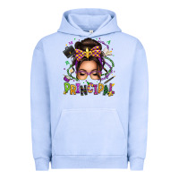 Pigment Grape Ice mardi gras principal caucasian messy bun Urban Hoodie - texasbilliewilder