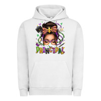 Pigment Lunar Rock mardi gras principal caucasian messy bun Urban Hoodie - texasbilliewilder