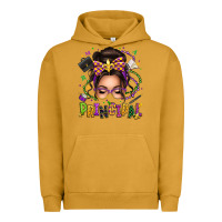 Pigment Peanut Butter mardi gras principal caucasian messy bun Urban Hoodie - texasbilliewilder