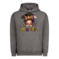 Pigment Tornado mardi gras principal caucasian messy bun Urban Hoodie - texasbilliewilder