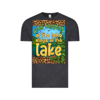 Vintage Black what happens at the lake stays at the lake air freshener Vintage Tee - HRA Design Shop