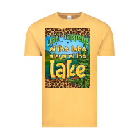 Vintage Mustard what happens at the lake stays at the lake air freshener Vintage Tee - HRA Design Shop