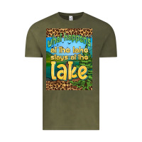 Vintage Olive what happens at the lake stays at the lake air freshener Vintage Tee - HRA Design Shop