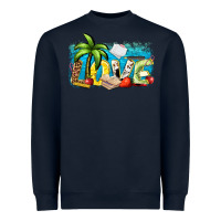 Navy love summer teacher Heavyweight Sweatshirt - Zillion Design Studio