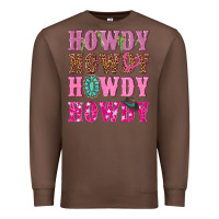 Chestnut pink howdy howdy howdy Premium Sweatshirt - NancyCooperArtShop