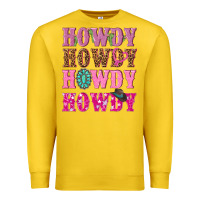 Lemon pink howdy howdy howdy Premium Sweatshirt - NancyCooperArtShop