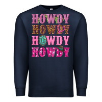 Navy pink howdy howdy howdy Premium Sweatshirt - NancyCooperArtShop