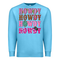 Ocean Blue pink howdy howdy howdy Premium Sweatshirt - NancyCooperArtShop