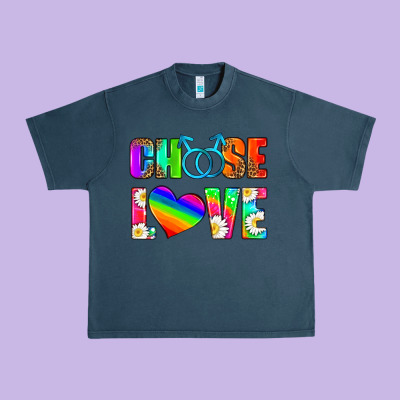 Choose Love (gay) Urban Heavy Tee Designed By Hra Design Shop