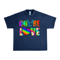 Navy choose love (gay) Urban Heavy Tee - HRA Design Shop
