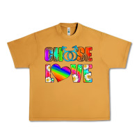 Peanut Butter choose love (gay) Urban Heavy Tee - HRA Design Shop