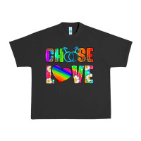 Pigment Black choose love (gay) Urban Heavy Tee - HRA Design Shop