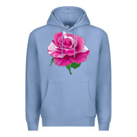 Colony Blue Parade Day Rose Premium Hoodie - LillyAllenDesigns