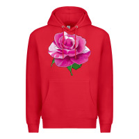 Red Parade Day Rose Premium Hoodie - LillyAllenDesigns