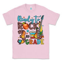 Bubblegum Pink ready to rock 3rd grade Classic Tee - JahusDesignShop