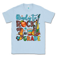 Dusty Blue ready to rock 3rd grade Classic Tee - JahusDesignShop