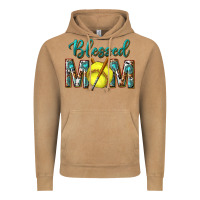 Vintage Camel western blessed mom with softball Vintage Hoodie - texasbilliewilder
