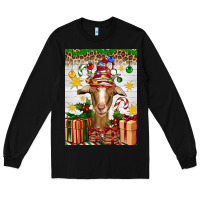 Black christmas goat air freshener Long Sleeve Tee - Artiststas
