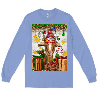 Colony Blue christmas goat air freshener Long Sleeve Tee - Artiststas