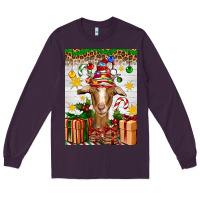 Plum christmas goat air freshener Long Sleeve Tee - Artiststas