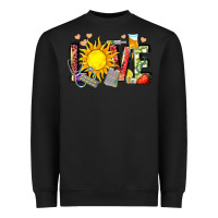 Black love summer nurse Heavyweight Sweatshirt - Zillion Design Studio