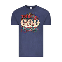 Vintage Denim This is god country 4th of july Vintage Tee - CowGirlArtShop