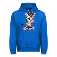 Cobalt zebra Urban Hoodie - texasbilliewilder