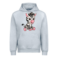 Heather Grey zebra Urban Hoodie - texasbilliewilder