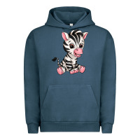 Pigment Midnight Navy zebra Urban Hoodie - texasbilliewilder