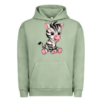 Pigment Oil Green zebra Urban Hoodie - texasbilliewilder