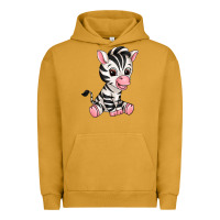 Pigment Peanut Butter zebra Urban Hoodie - texasbilliewilder
