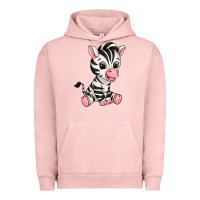 Pigment Salmon zebra Urban Hoodie - texasbilliewilder