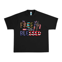 Black free and blessed Urban Heavy Tee - CowhideDigitalArt