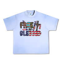 Grape Ice free and blessed Urban Heavy Tee - CowhideDigitalArt