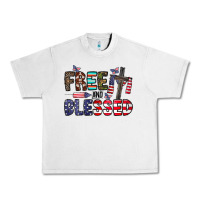 Lunar Rock free and blessed Urban Heavy Tee - CowhideDigitalArt
