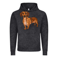 Vintage Black dachshund Vintage Hoodie - RanaPortraitStore