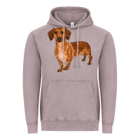 Vintage Zinc dachshund Vintage Hoodie - RanaPortraitStore