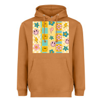 Meerkat retro daisy Heavyweight Hoodie - MaliasSmallBusiness