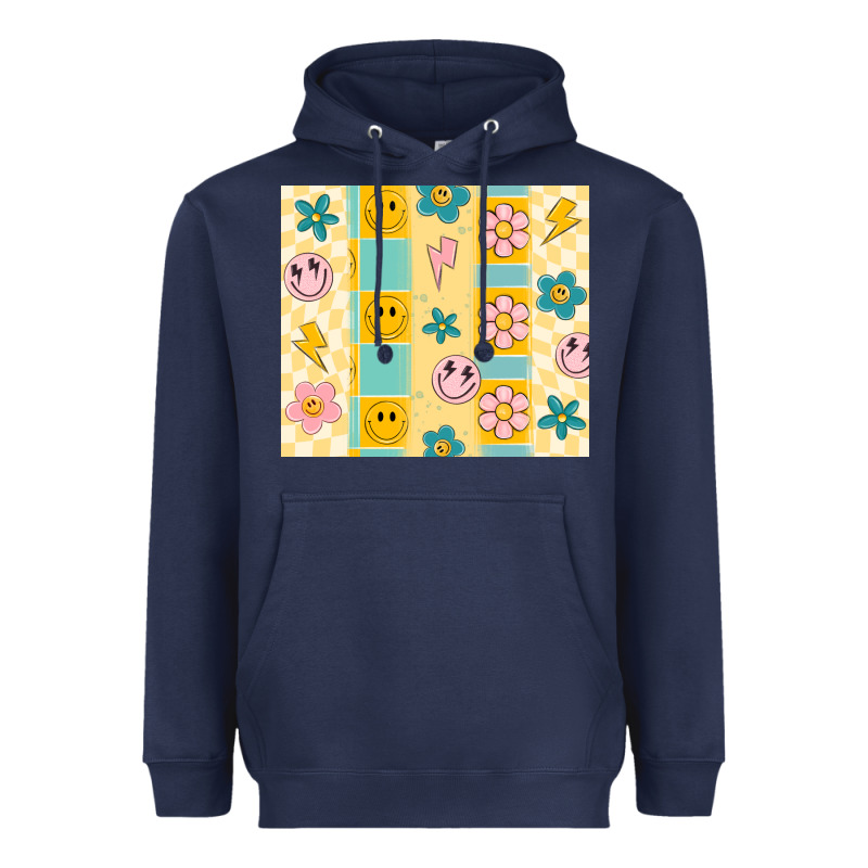 Retro Daisy Heavyweight Hoodie by MaliasSmallBusiness | Teevron