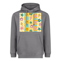 Storm retro daisy Heavyweight Hoodie - MaliasSmallBusiness
