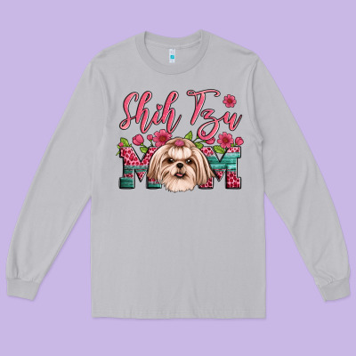 Love Shih Tzus Long Sleeve Tee Designed By Jahusdesignshop