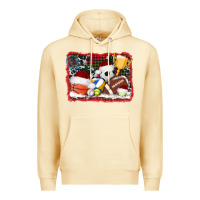 Pina Colada christmas sports background Premium Hoodie - AdoDesignShop
