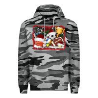 Slate Camo christmas sports background Premium Hoodie - AdoDesignShop