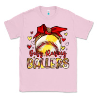 Bubblegum Pink busy raising ballers Classic Tee - Artiststas